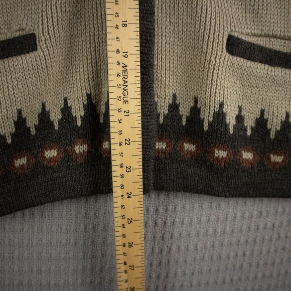 White Ram Vintage 70s Men's Cardigan Sweater M Canada - Picture 5 of 8